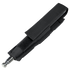 The Condor Baton Pouch in black is a nylon holster with Velcro flap, MOLLE compatible for law enforcement use, and fits a small metal flashlight or tool; shown on a white background.