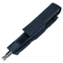 The Condor Baton Pouch in navy features a metal clip and a partially open design that displays the flashlight inside; its MOLLE compatibility makes it perfect for law enforcement professionals.