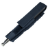 The Condor Baton Pouch in navy features a metal clip and a partially open design that displays the flashlight inside; its MOLLE compatibility makes it perfect for law enforcement professionals.