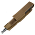 The Condor Baton Pouch in Coyote Brown features a fabric sheath with flap cover, MOLLE compatibility for versatile law enforcement carry, and is designed to hold an expandable baton.
