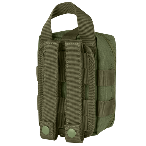 The Condor EMT Leg Rig is a green bag with straps.