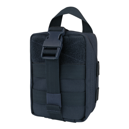 The Condor Rip-Away EMT Pouch Lite features a top handle, front buckle strap, and MOLLE webbing—perfect for EDC or first responders, and easily attaches to gear or backpacks.