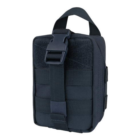 The Condor Rip-Away EMT Pouch Lite features a top handle, front buckle strap, and MOLLE webbing—perfect for EDC or first responders, and easily attaches to gear or backpacks.