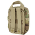 The Condor Rip-Away EMT Pouch Lite - MultiCam is a compact tactical pouch with a top handle and dual MOLLE straps on the back for easy attachment to your gear.