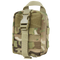 The Condor Rip-Away EMT Pouch Lite in MultiCam is a compact tactical pouch with zipper, buckle closure, webbing, and a top handle, ideal for outdoor or military use.