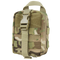 The Condor Rip-Away EMT Pouch Lite in MultiCam is a compact tactical pouch with zipper, buckle closure, webbing, and a top handle, ideal for outdoor or military use.