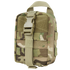 The Condor Rip-Away EMT Pouch Lite in MultiCam is a compact tactical pouch with zipper, buckle closure, webbing, and a top handle, ideal for outdoor or military use.