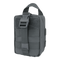 The Condor Rip-Away EMT Pouch Lite is a compact black pouch with MOLLE webbing, a top handle, and a front strap with plastic buckle—perfect for shooting ranges or first responder gear.