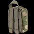 The Condor Rip-Away EMT Pouch Lite - Scorpion OCP is a compact camouflage pouch with MOLLE straps, snap closures, a top handle, and a zippered main compartment.