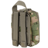 The Condor Rip-Away EMT Pouch Lite - Scorpion OCP is a compact camouflage pouch with MOLLE straps, snap closures, a top handle, and a zippered main compartment.