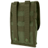 The Condor Small Utility Pouch is a green tactical pouch with MOLLE webbing and two snap-button straps for easy attachment to your gear.