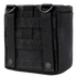The Condor Binocular Pouch is a black, MOLLE-compatible tactical pouch with webbing, two vertical straps, metal D-rings, and snap button closures—perfect for carrying binoculars or essentials securely.