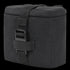 The Condor Binocular Pouch in black is a rectangular padded pouch with a top flap, strap, and plastic buckle. MOLLE compatible for easy attachment—perfect for carrying binoculars or accessories.