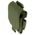 The Condor Tech Sheath Plus | SALE is a green tactical utility pouch with secure buckle and multiple compartments, ideal for carrying small gear or tools.