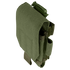 Condor Tech Sheath Plus (SALE): An olive green tactical pouch featuring multiple compartments and a buckle closure, designed for carrying small gear or accessories.