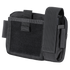 The Condor Annex Admin Pouch is a black tactical utility pouch for EDC or military use, featuring a large front Velcro panel, side and top straps, and a zippered main compartment.