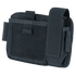 The Condor Annex Admin Pouch is a compact black tactical pouch with flap closure and external strap, crafted from durable fabric—perfect for first responders or law enforcement professionals.