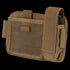 The Condor Annex Admin Pouch is a tan tactical pouch featuring a front hook-and-loop panel, secure flap, and side pocket—perfect for carrying EDC gear or accessories for bushcraft and first responder use.