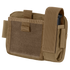 The Condor Annex Admin Pouch is a tan tactical pouch featuring a front hook-and-loop panel, secure flap, and side pocket—perfect for carrying EDC gear or accessories for bushcraft and first responder use.