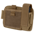 The Condor Annex Admin Pouch is a tan tactical pouch featuring a front hook-and-loop panel, secure flap, and side pocket—perfect for carrying EDC gear or accessories for bushcraft and first responder use.