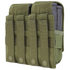 Condor Double M14 Mag Pouch Gen II in Scorpion OCP holds four rifle magazines, with MOLLE webbing and snap button closures—perfect for law enforcement or first responders at the range.