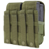 Condor Double M14 Mag Pouch Gen II in Scorpion OCP holds four rifle magazines, with MOLLE webbing and snap button closures—perfect for law enforcement or first responders at the range.