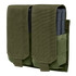 The Condor Double M14 Mag Pouch Gen II in olive drab features flap covers and securely holds two magazines.