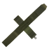 The Condor Universal TQ Pouch - Scorpion OCP features two green nylon straps with hook-and-loop fasteners arranged in an X shape, shown on a white background.