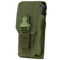 Condor Universal Rifle Mag Pouch in Olive Drab with a top flap, buckle closure, and strap, holding a partially visible magazine on the right side.