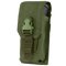 Condor Universal Rifle Mag Pouch in Olive Drab with a top flap, buckle closure, and strap, holding a partially visible magazine on the right side.