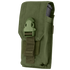 Condor Universal Rifle Mag Pouch in Olive Drab with a top flap, buckle closure, and strap, holding a partially visible magazine on the right side.