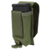 The Condor Universal Rifle Mag Pouch in MultiCam Black securely holds a rifle magazine with a hook-and-loop flap, ideal for EDC or bushcraft.