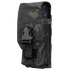 The Condor Universal Rifle Mag Pouch in MultiCam Black features a plastic buckle and is ideal for law enforcement or range days, holding a partially visible magazine.