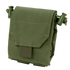 The Condor Micro Dump Pouch in Olive Drab is a compact tactical pouch featuring a flap cover, Velcro closure, and side drawstring adjusters.