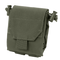 The Condor Micro Dump Pouch in Ranger Green features a hook-and-loop front flap, side drawstrings, and reinforced stitching, providing compact storage for tactical operators to carry small gear or accessories.