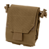 The Condor Micro Dump Pouch in Coyote Brown features a flap closure, hook-and-loop strap, and drawstring cords on each side—perfect for compact storage for tactical operators.