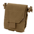 The Condor Micro Dump Pouch in Coyote Brown features a flap closure, hook-and-loop strap, and drawstring cords on each side—perfect for compact storage for tactical operators.