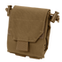 The Condor Micro Dump Pouch in Coyote Brown features a flap closure, hook-and-loop strap, and drawstring cords on each side—perfect for compact storage for tactical operators.
