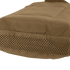 Close-up of the Condor Micro Dump Pouch in brown featuring a mesh bottom panel, ideal for tactical operators needing compact storage.