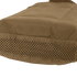 Close-up of the Condor Micro Dump Pouch in brown featuring a mesh bottom panel, ideal for tactical operators needing compact storage.