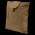 The Condor Micro Dump Pouch is a tan, rectangular pouch with a flap and Velcro closure, made of durable fabric for compact storage—ideal for tactical use.