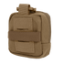 The Condor Dip Pouch is a compact, tan tactical pouch crafted from durable fabric, featuring a front strap and top loop for easy attachment—ideal for law enforcement or first responders—shown against a white background.