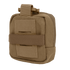 The Condor Dip Pouch is a compact, tan tactical pouch crafted from durable fabric, featuring a front strap and top loop for easy attachment—ideal for law enforcement or first responders—shown against a white background.