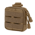 The Condor Dip Pouch is a compact tan tactical pouch with zippered closure, nylon straps, and a front hook-and-loop panel for modular attachment—perfect for military or law enforcement use.