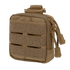 The Condor Dip Pouch is a compact tan tactical pouch with zippered closure, nylon straps, and a front hook-and-loop panel for modular attachment—perfect for military or law enforcement use.
