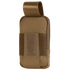 The Condor Phone Pouch is a brown tactical case with a flap closure, Velcro straps, and durable fabric, designed to securely carry your phone or small accessories.