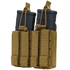 The Condor Double Kangaroo Mag Pouch Gen II in Scorpion OCP securely holds two rifle magazines with adjustable retention straps and flapped covers.