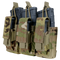 The Condor Triple Kangaroo Mag Pouch Gen II in Scorpion OCP securely holds three rifle magazines—perfect for everyday carry or range use.