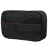 The Condor Tech Pouch is a black rectangular zippered case with a front webbing strap and red stitching, ideal for EDC organization or tactical use at the shooting range.