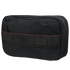 The Condor Tech Pouch is a black rectangular zippered case with a front webbing strap and red stitching, ideal for EDC organization or tactical use at the shooting range.